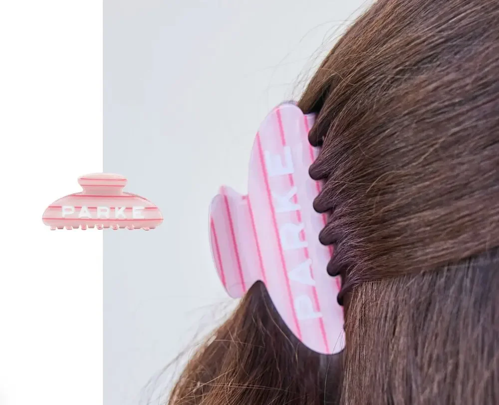 PARKE Claw Clip It's A Girl Stripe- New in Bag